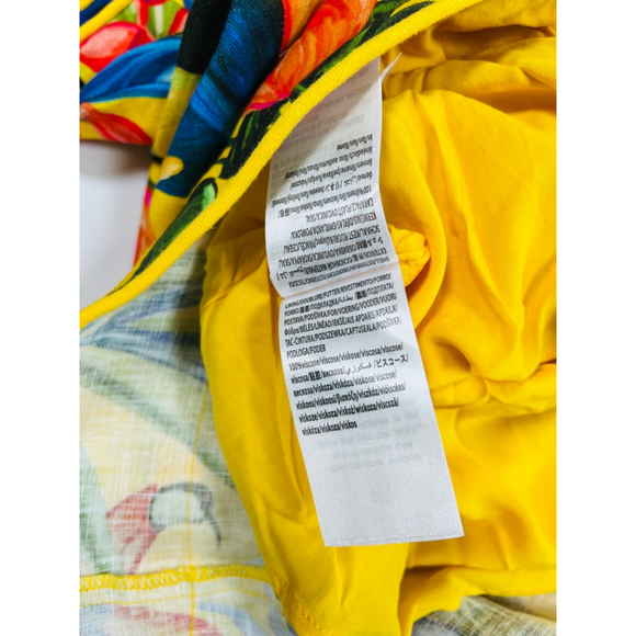 FARM Rio Tropical Yellow Mini Dress - Picture 4 of 12